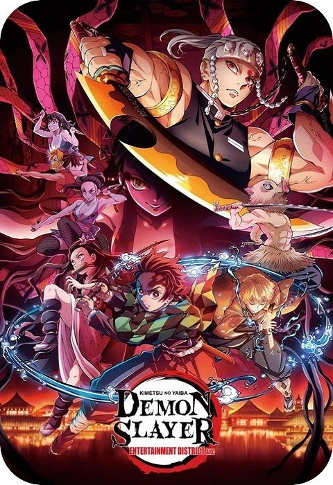 Banner do anime Demon Slayer: Kimetsu no Yaiba